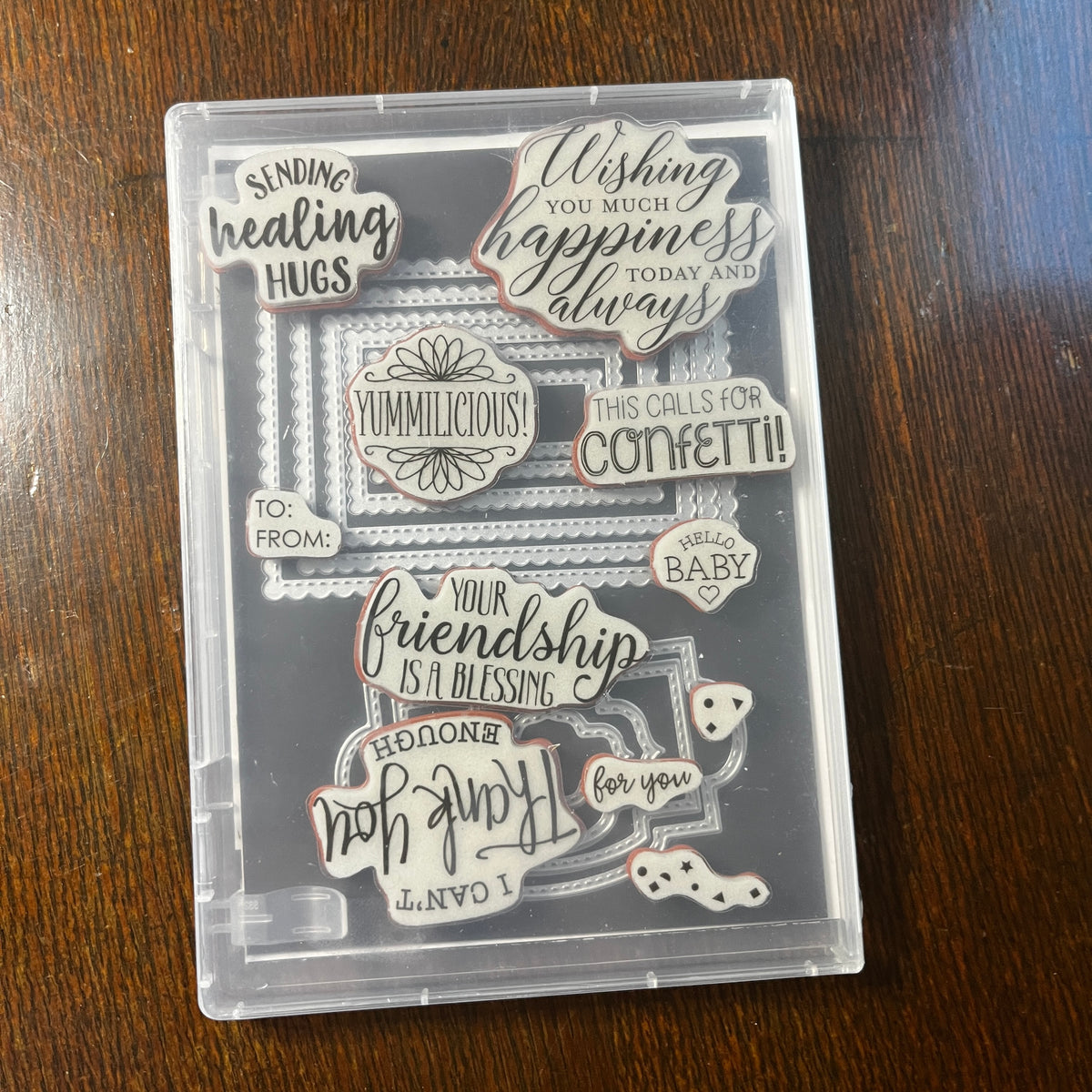 So Sentimental Stamp Set and Dies