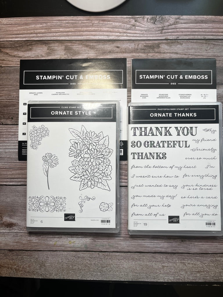 Ornate Style, Thanks, Borders and Layers Bundle