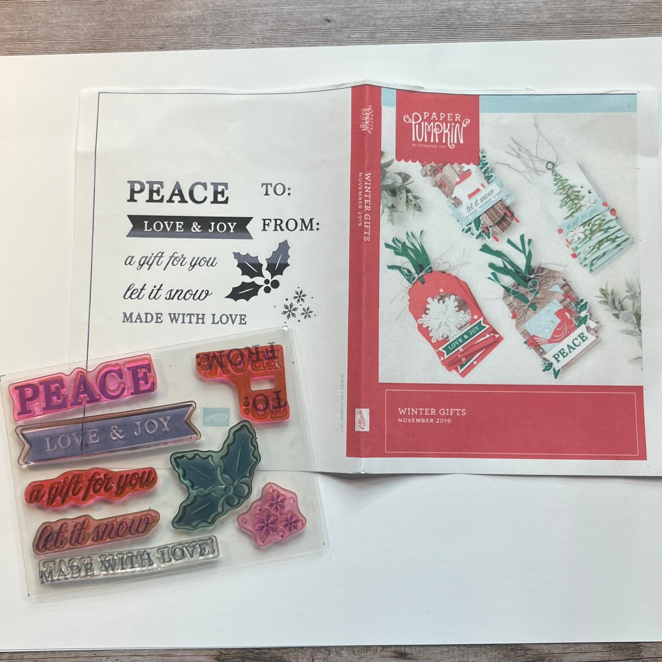 Winter Gifts Stamp Set