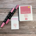 Rococo Rose Stamp Pad and Stampin Blends