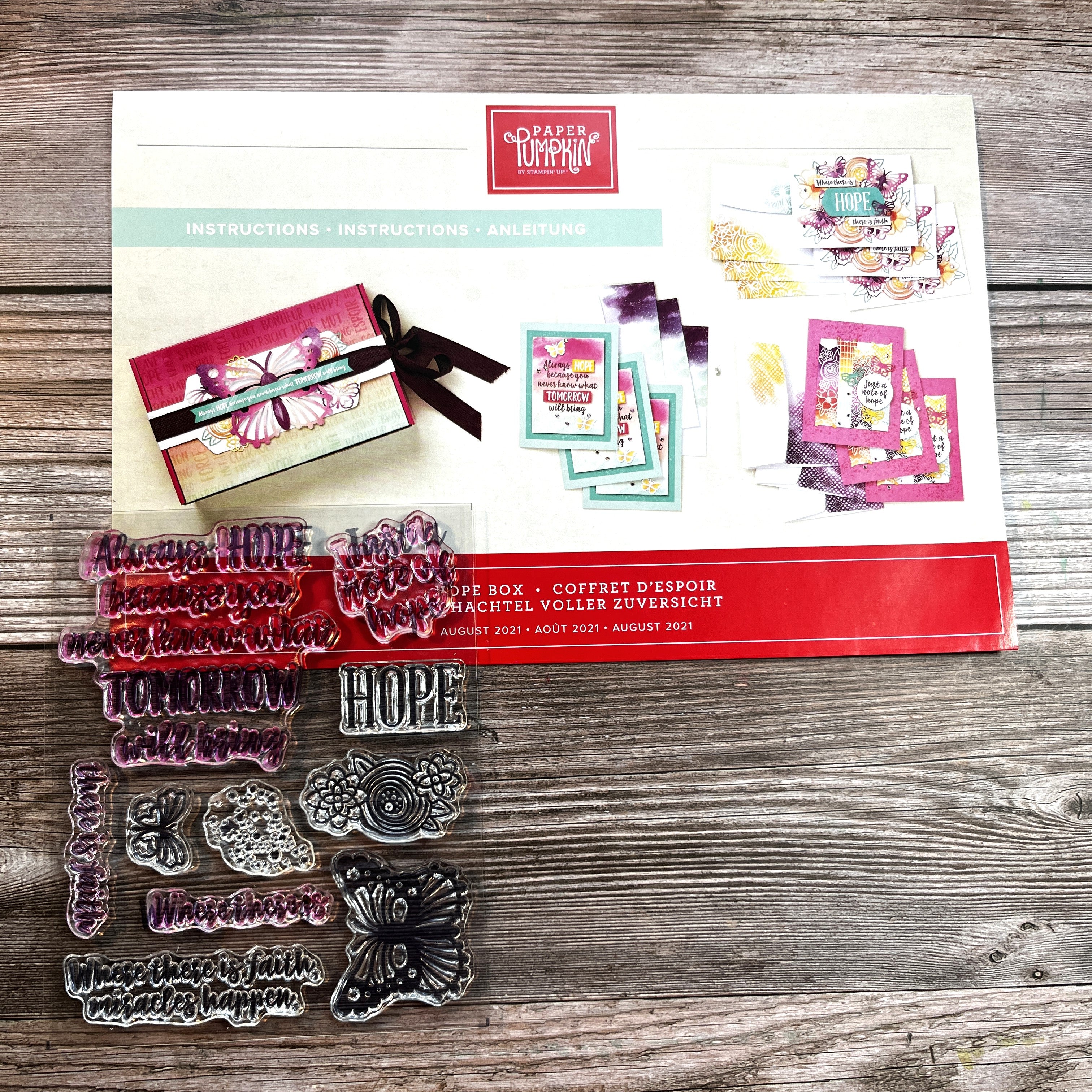 Hope Box Stamp Set