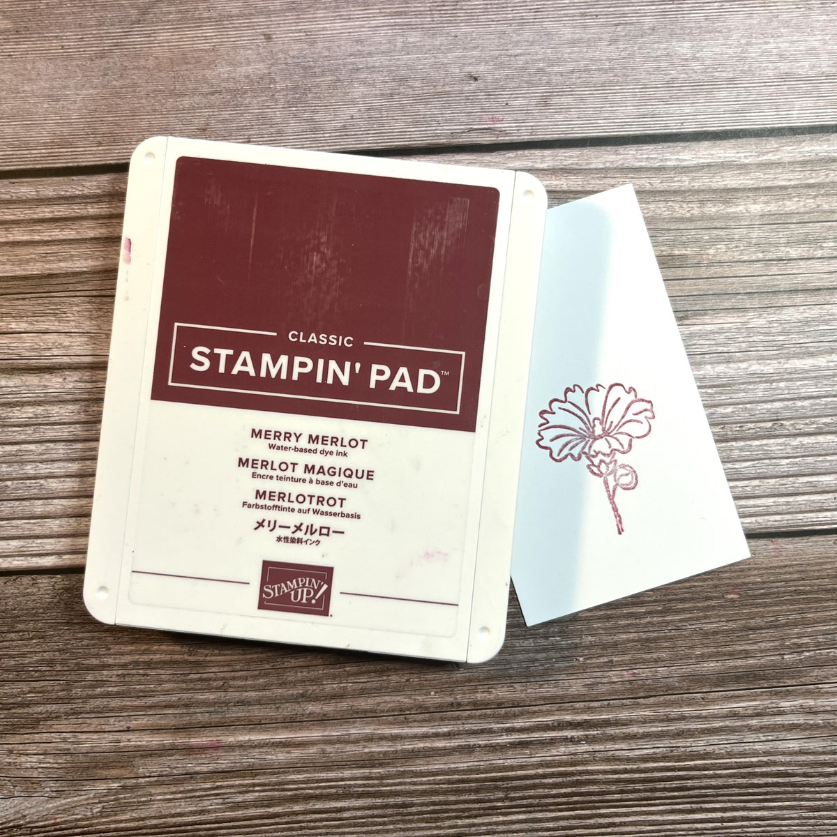 Merry Merlot Stampin Pad