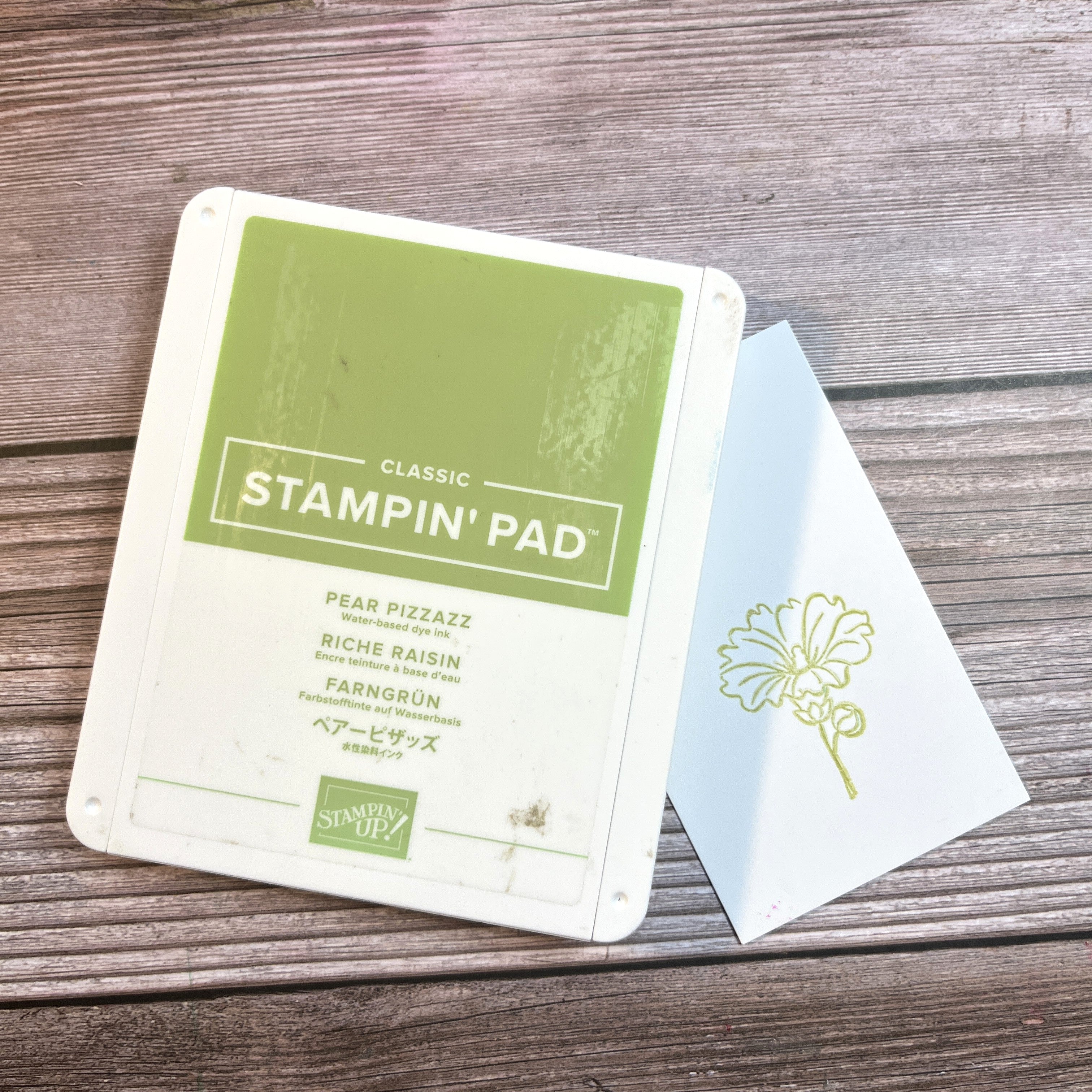 Pear Pizzaz Stampin Pad
