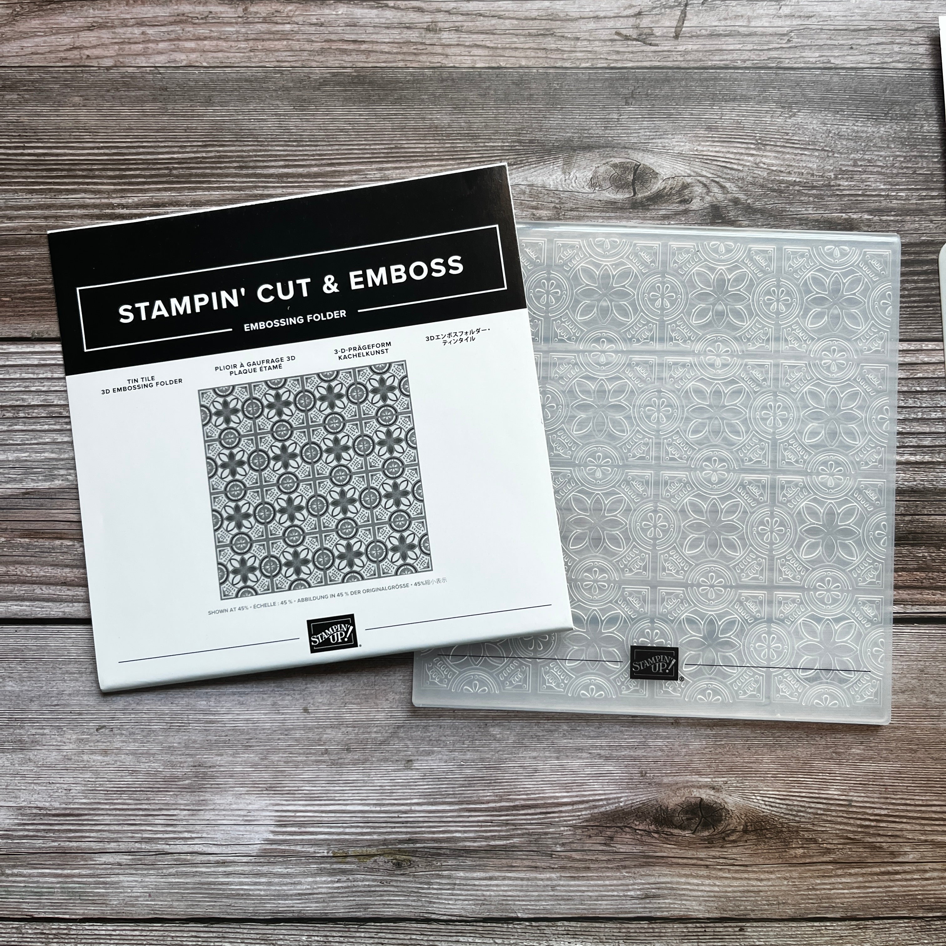 Tin Tile Embossing Folder