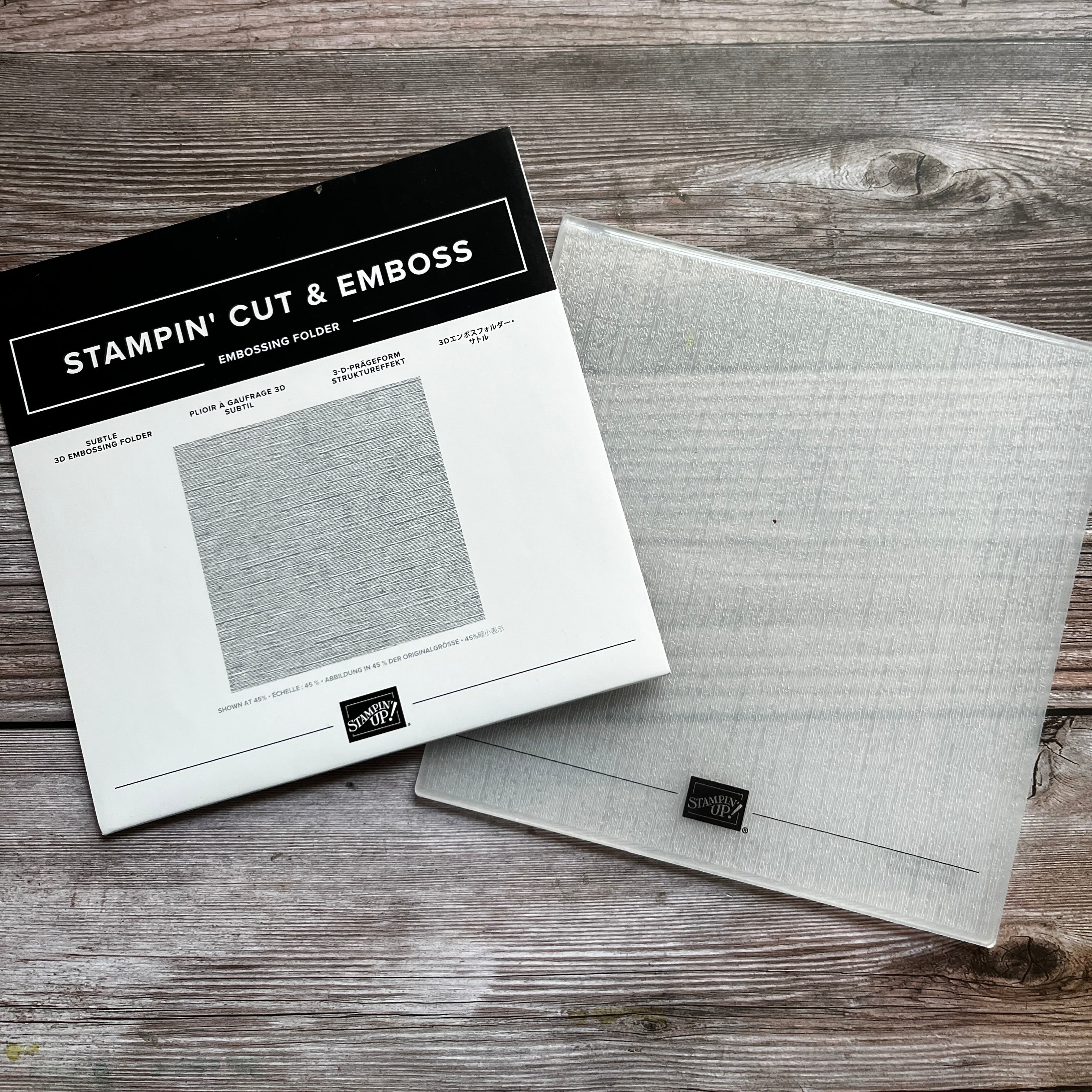 Subtle Embossing Folder