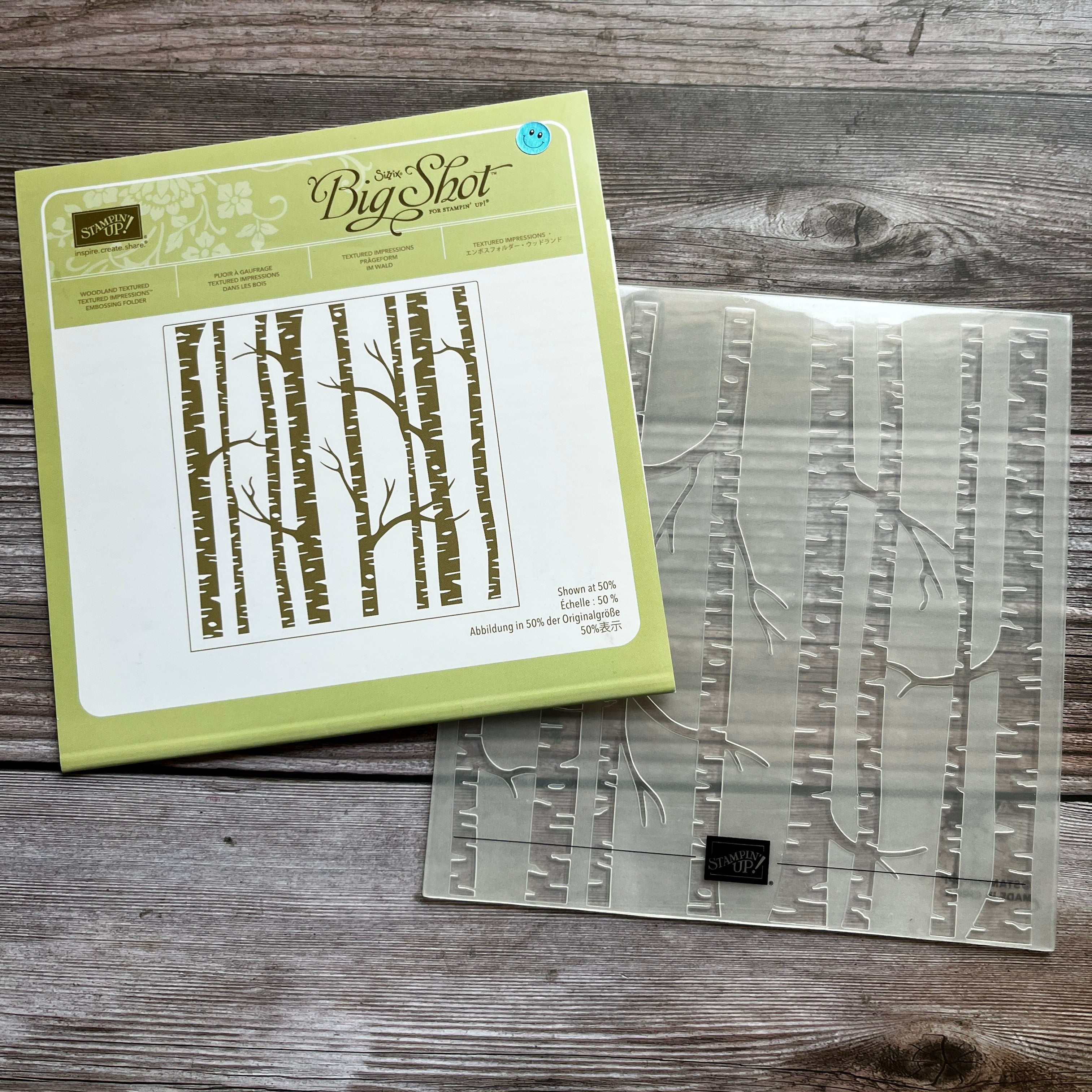 Woodland Textured Embossing Folder