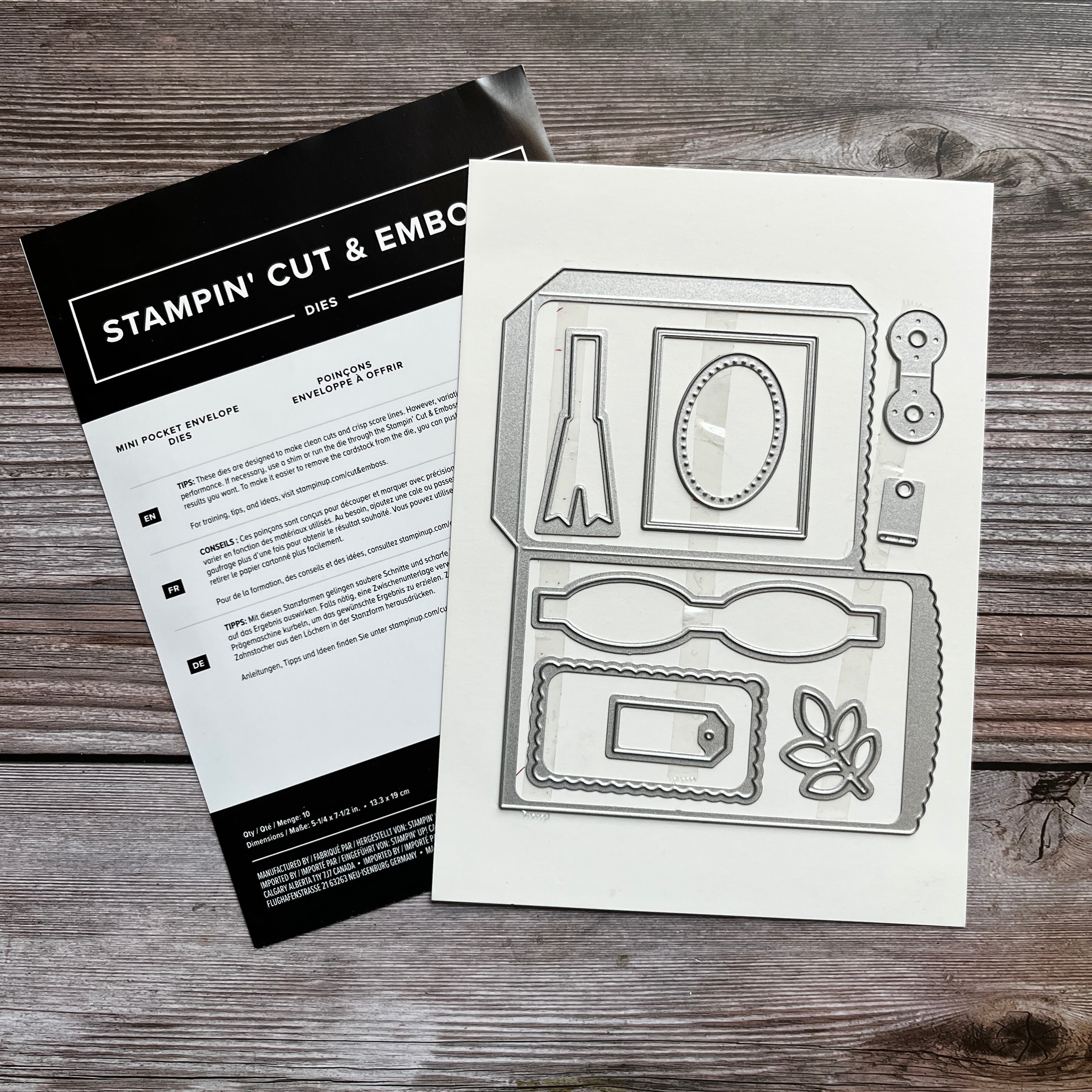 Mini Pocket Envelope Dies
