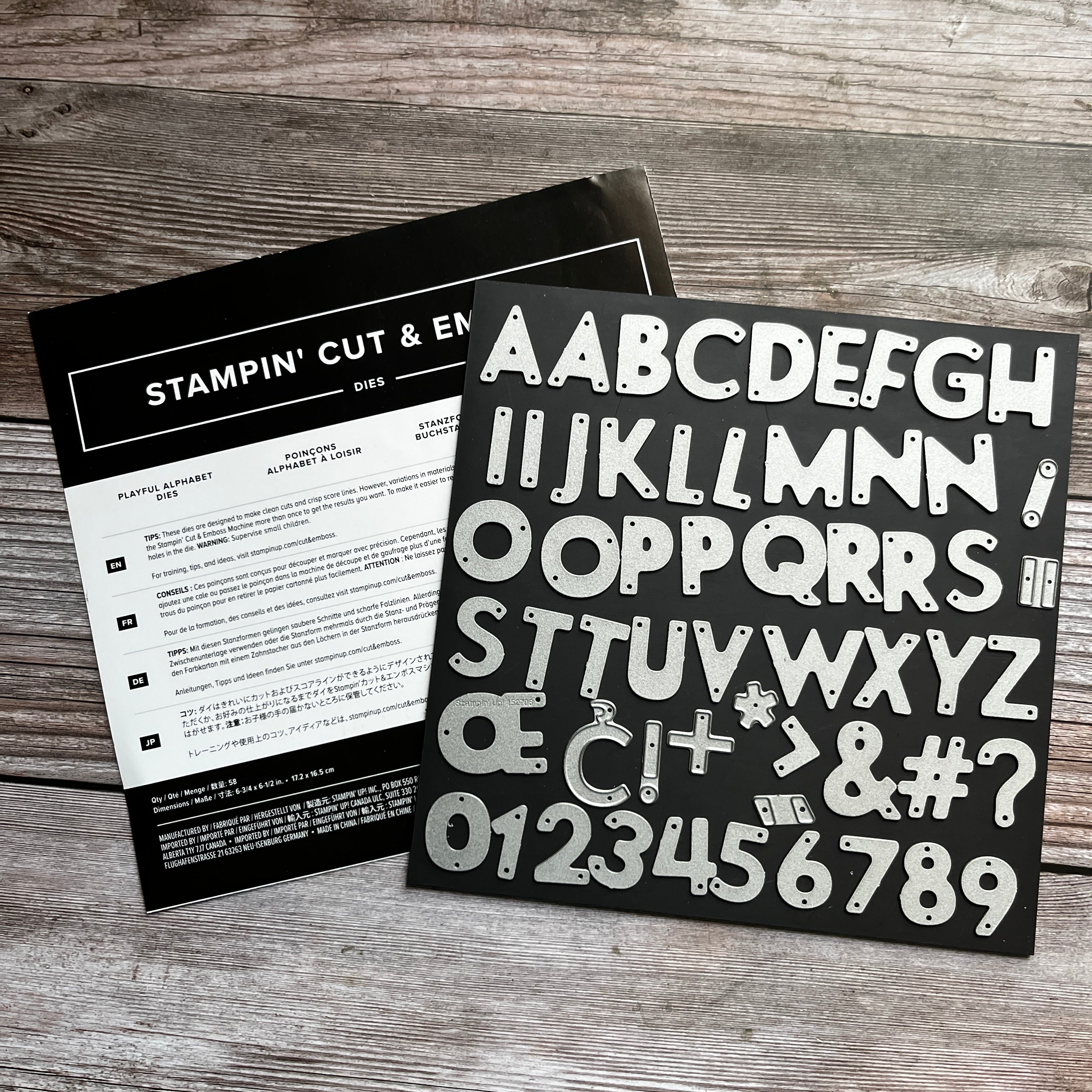 Playful Alphabet Dies