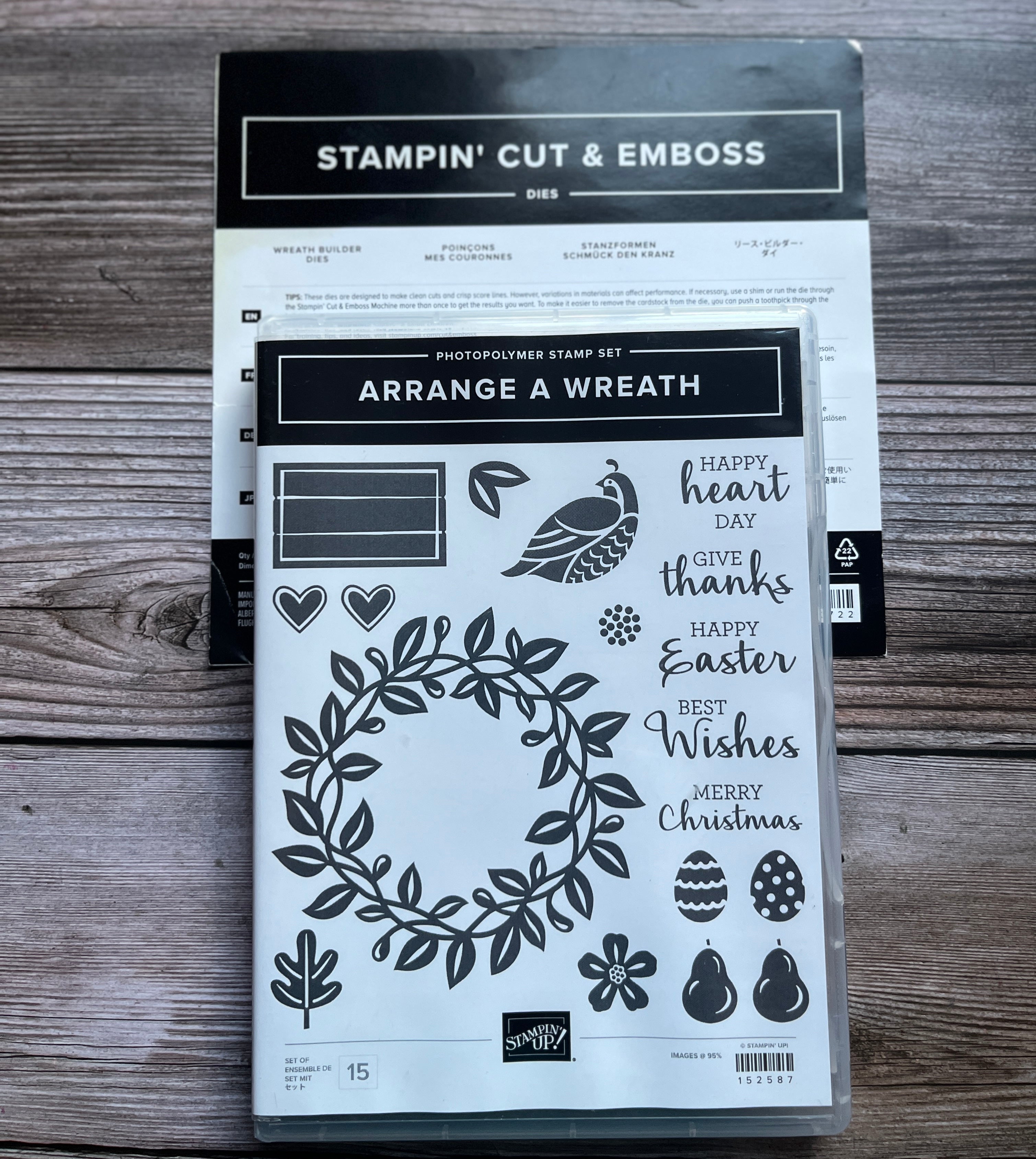 Arrange a Wreath Stamp Set and Dies