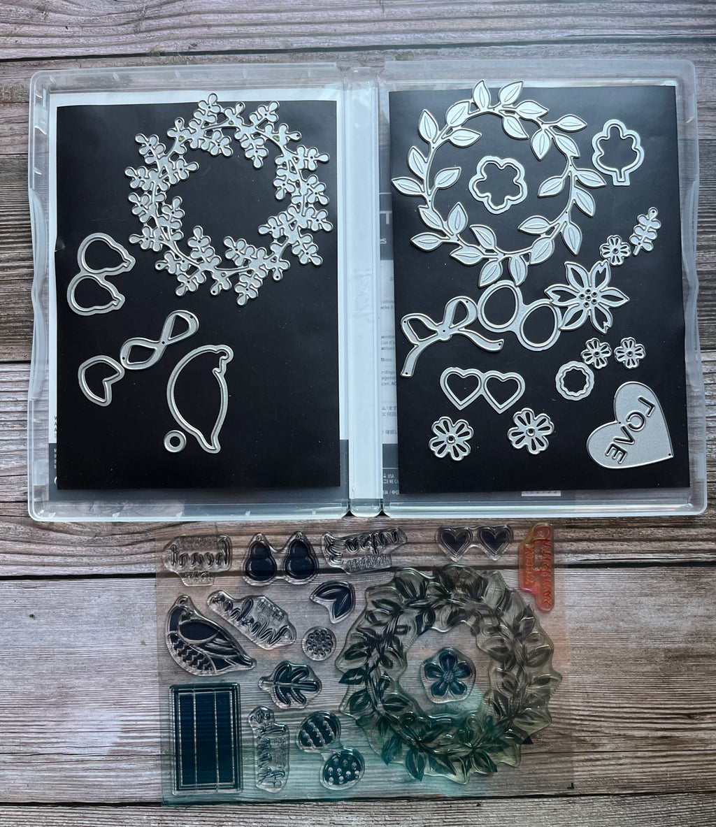 Arrange a Wreath Stamp Set and Dies