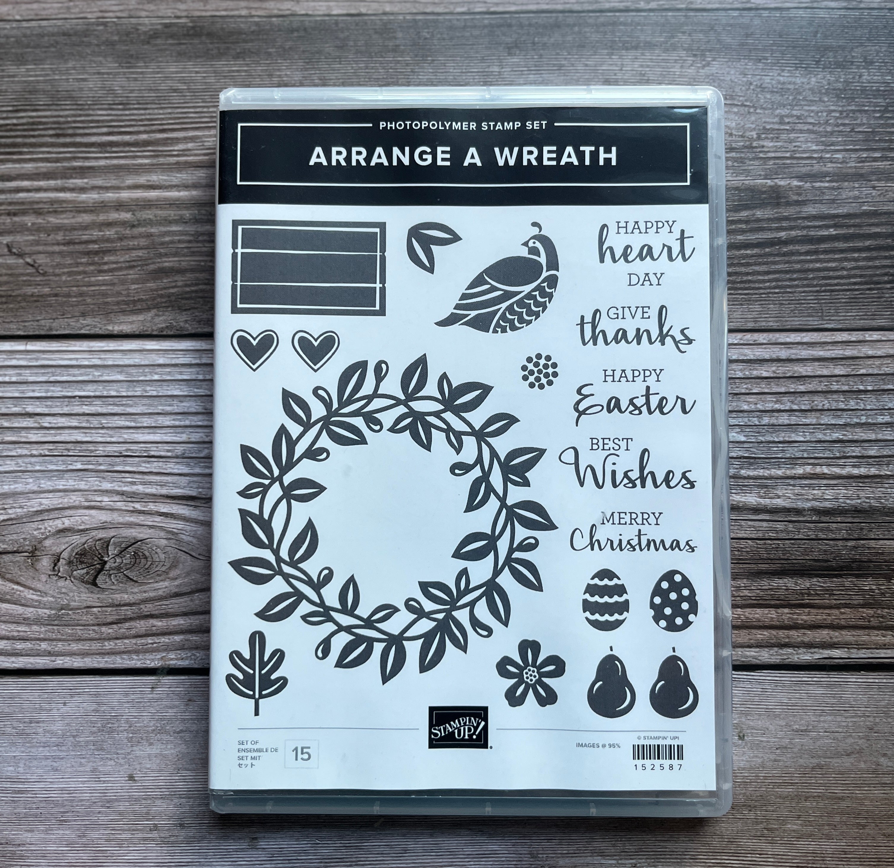 Arrange a Wreath Stamp Set and Dies