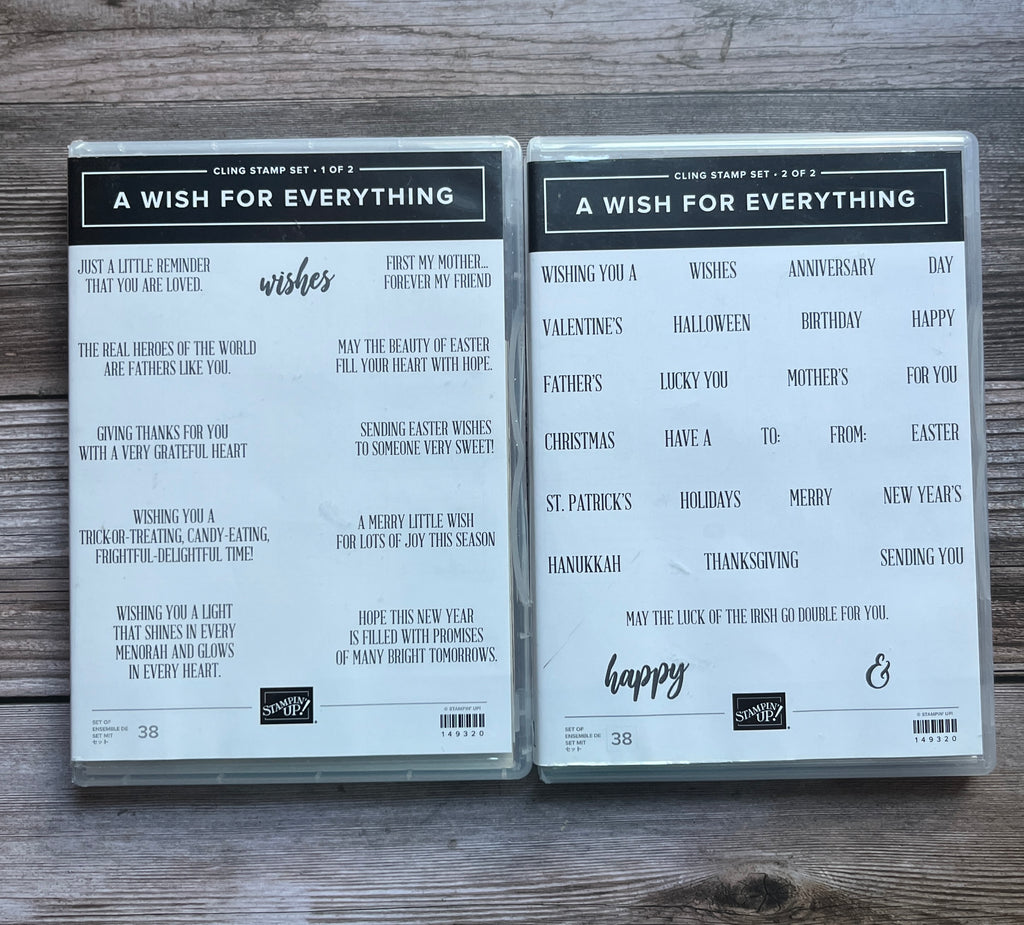 A Wish For Everything Stamp Set and Dies