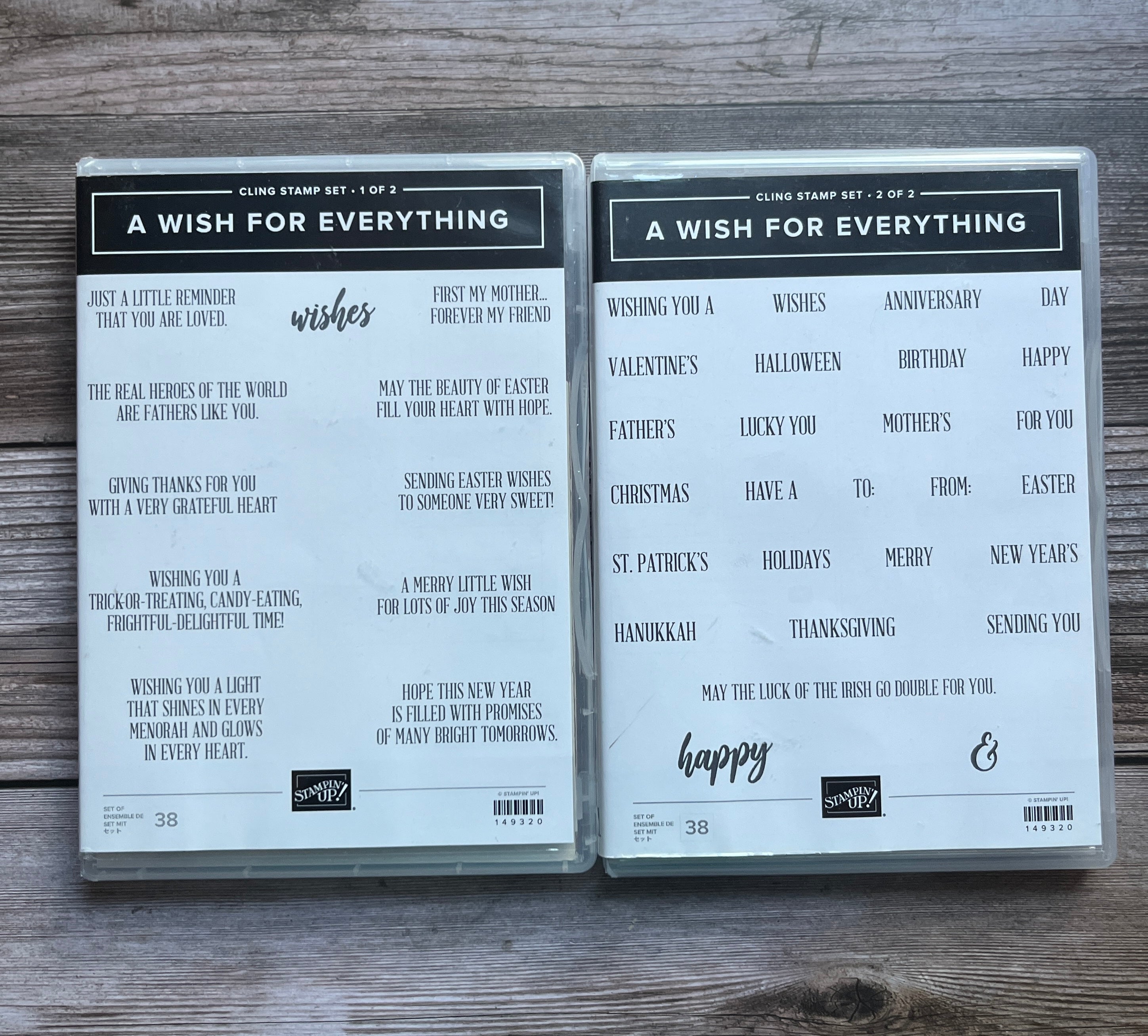 A Wish For Everything Stamp Set and Dies