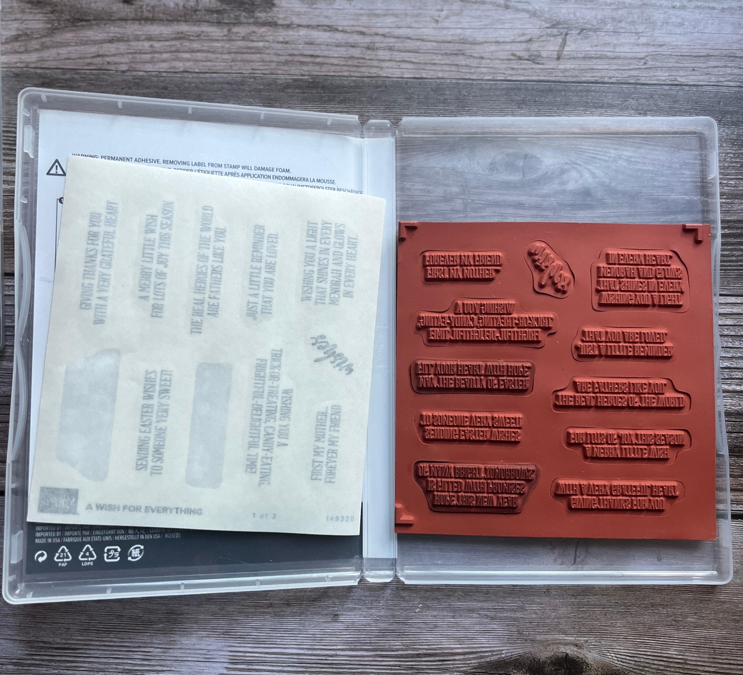 A Wish For Everything Stamp Set and Dies
