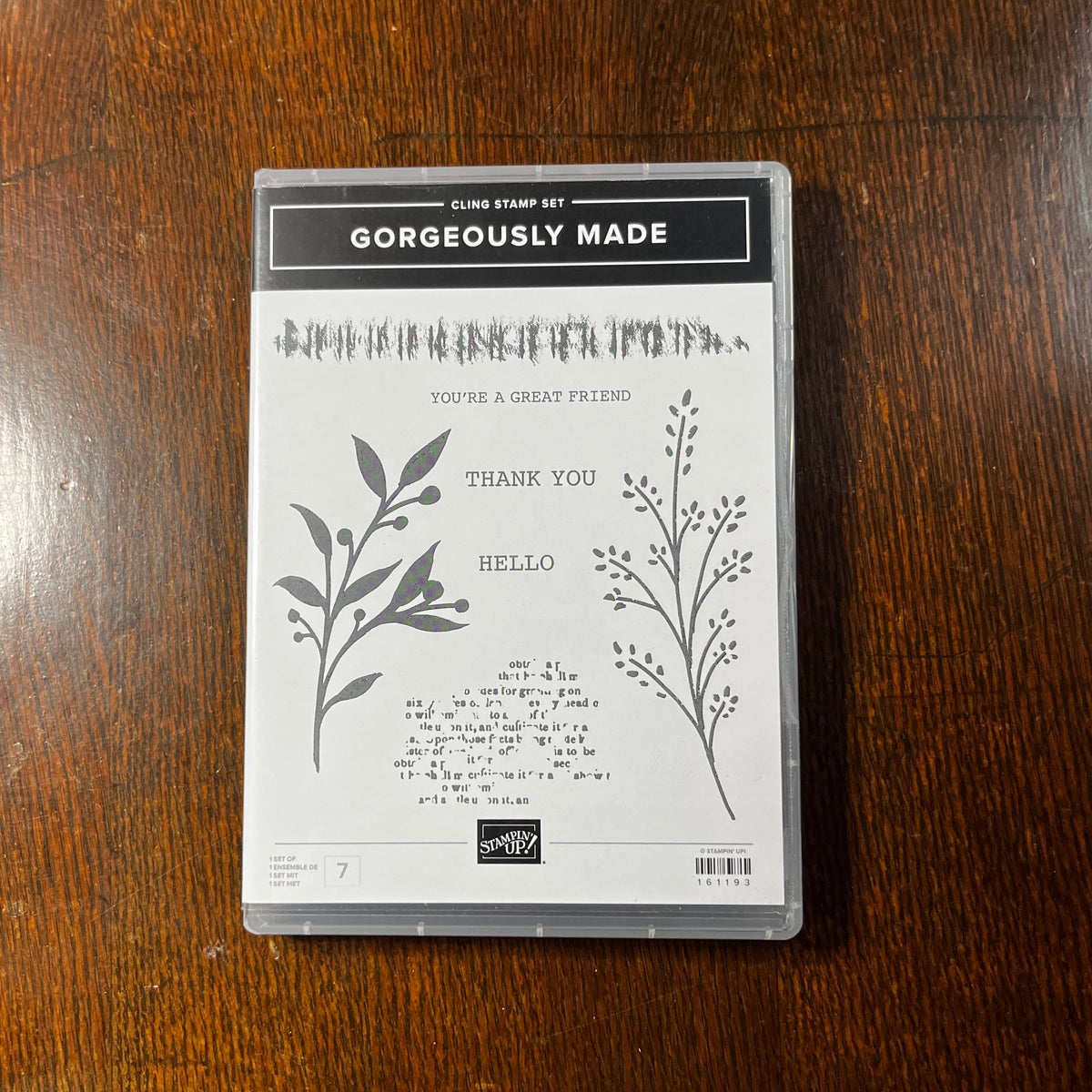 Gorgeously Made Set and Dies