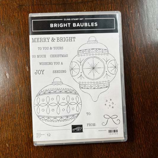 Bright Baubles Stamp Set and Dies