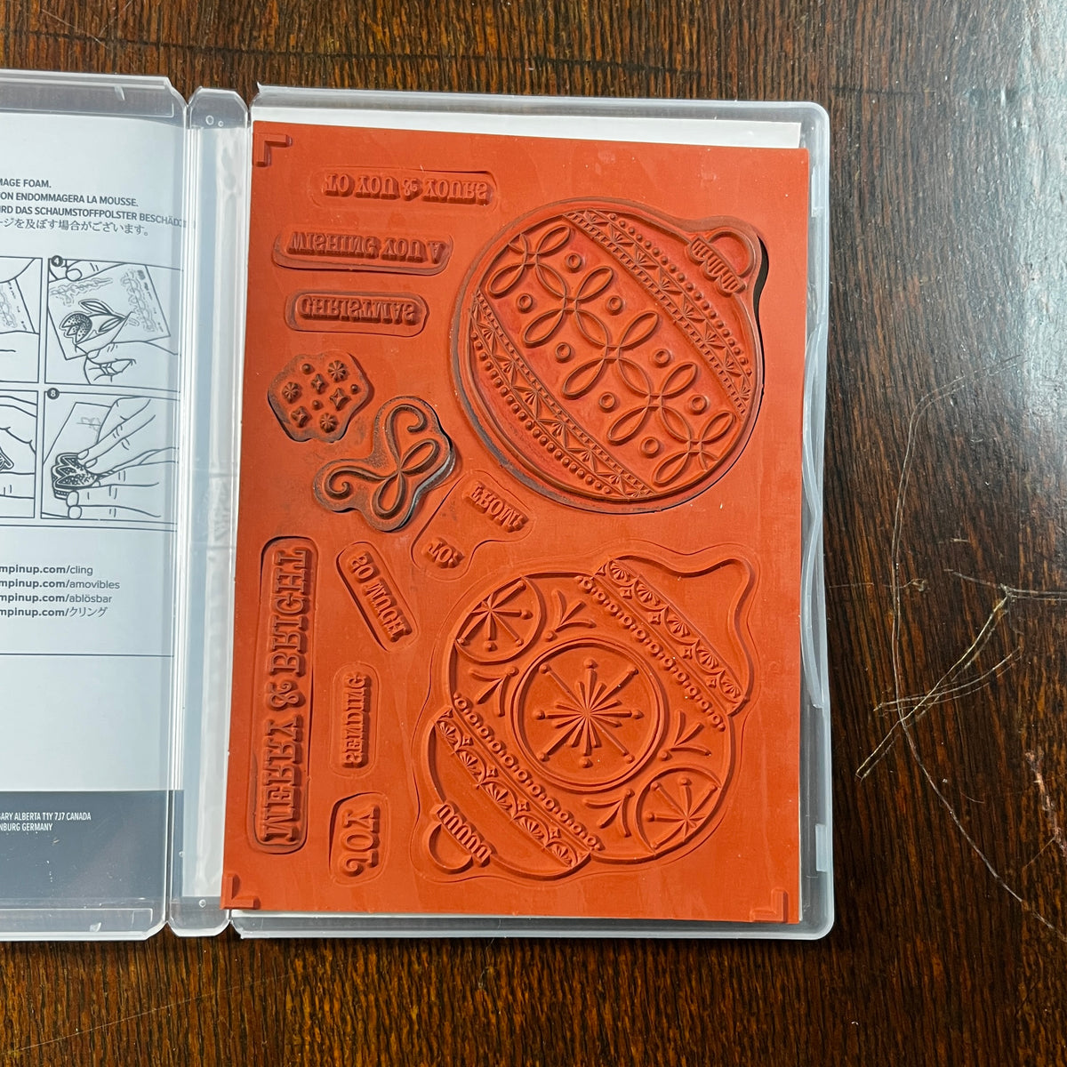 Bright Baubles Stamp Set and Dies