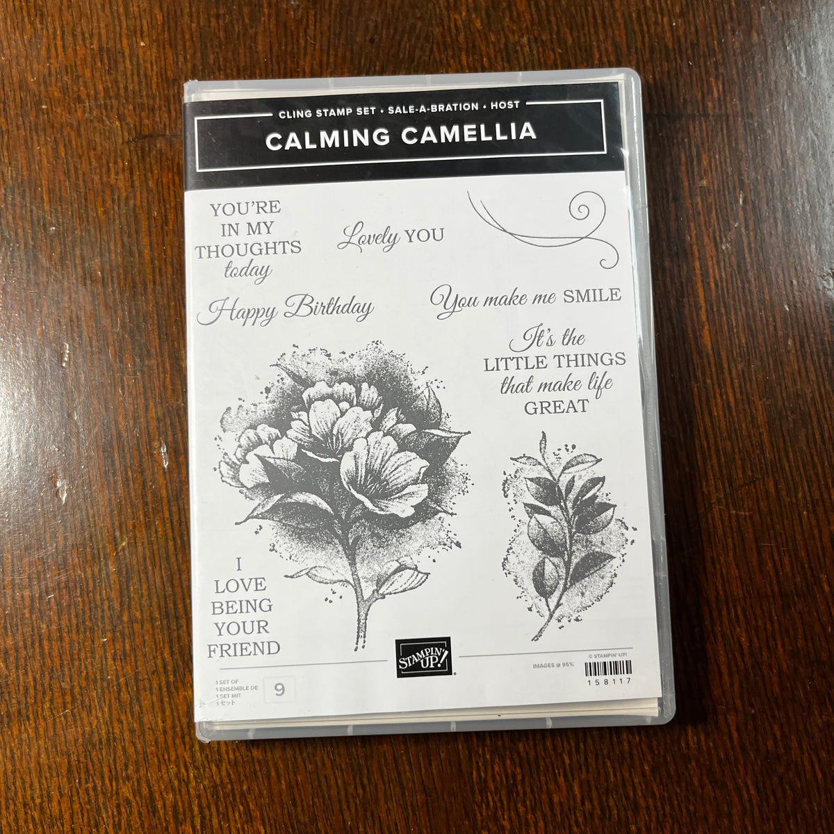 Calming Camellia Stamp Set