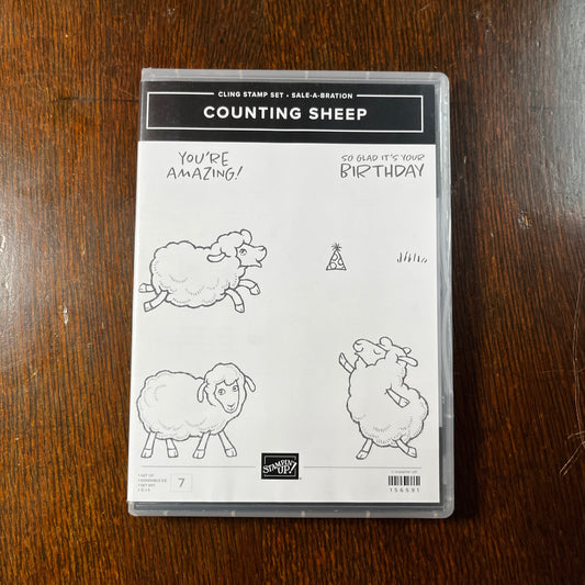 Counting Sheep Stamp Set and Dies