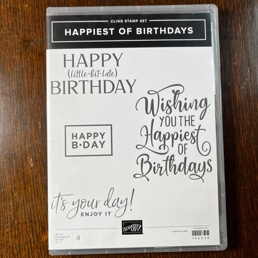 Happiest of Birthdays Stamp Set