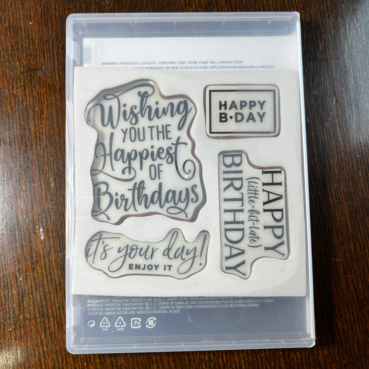 Happiest of Birthdays Stamp Set