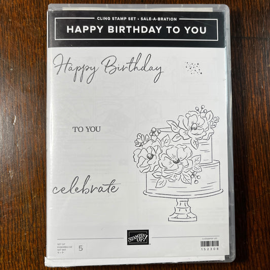 Happy Birthday to You Stamp Set and Dies