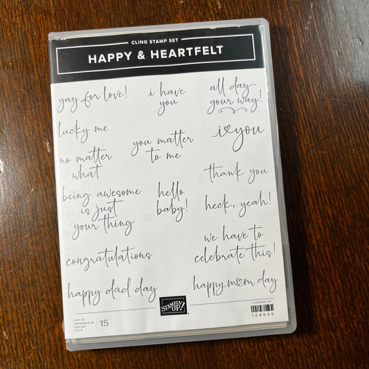 Happy & Heartfelt Stamp Set
