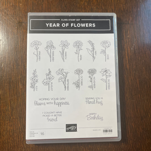 Year of Flowers Stamp Set