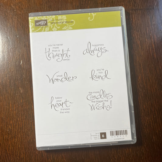 Whimsical Words Stamp Set (SAB)