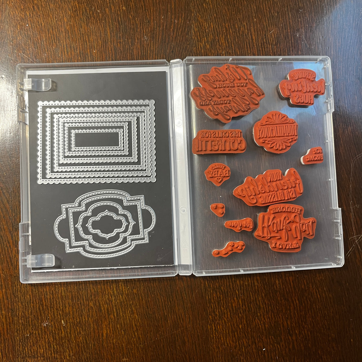 So Sentimental Stamp Set and Dies