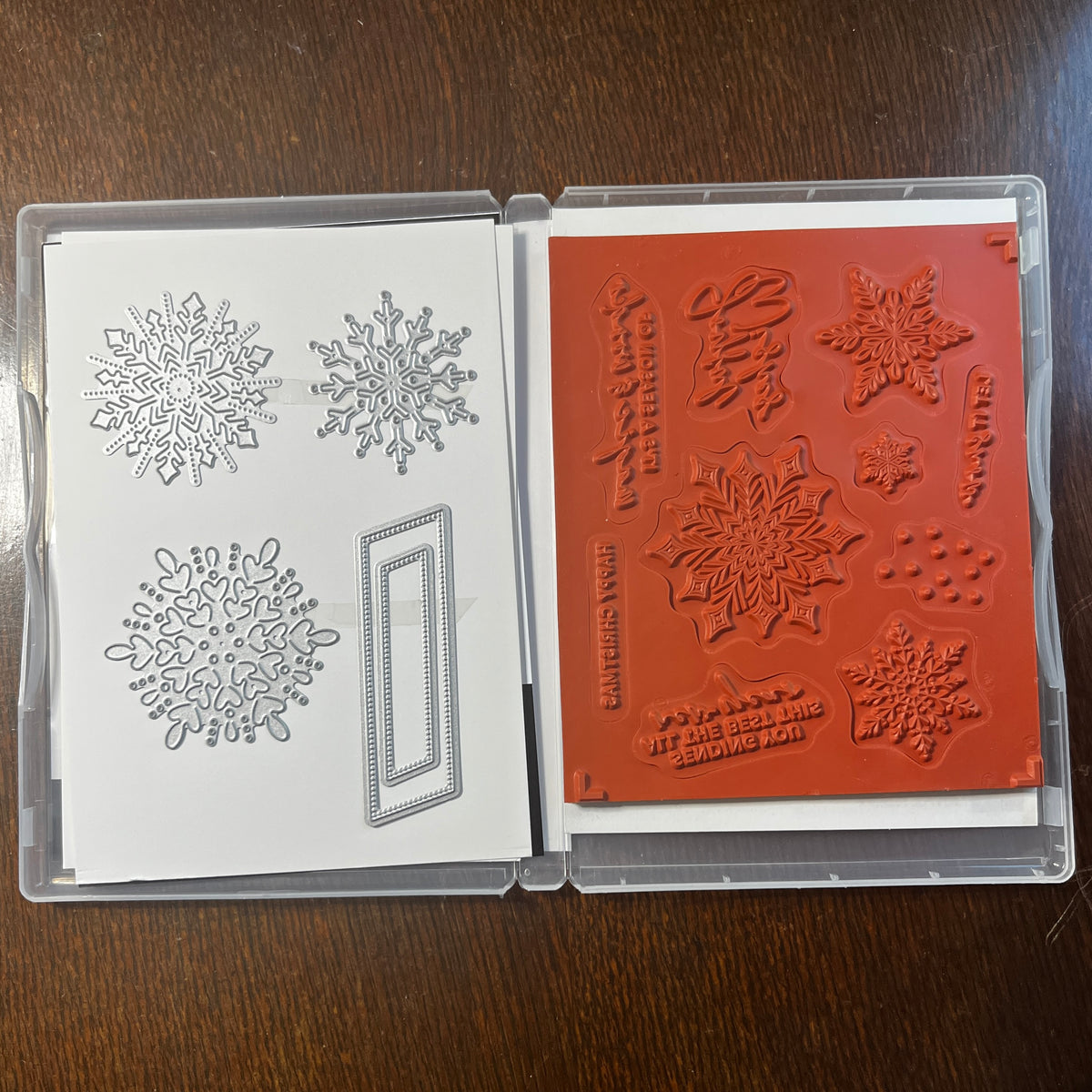 Joyful Flurry Stamp Set and Dies