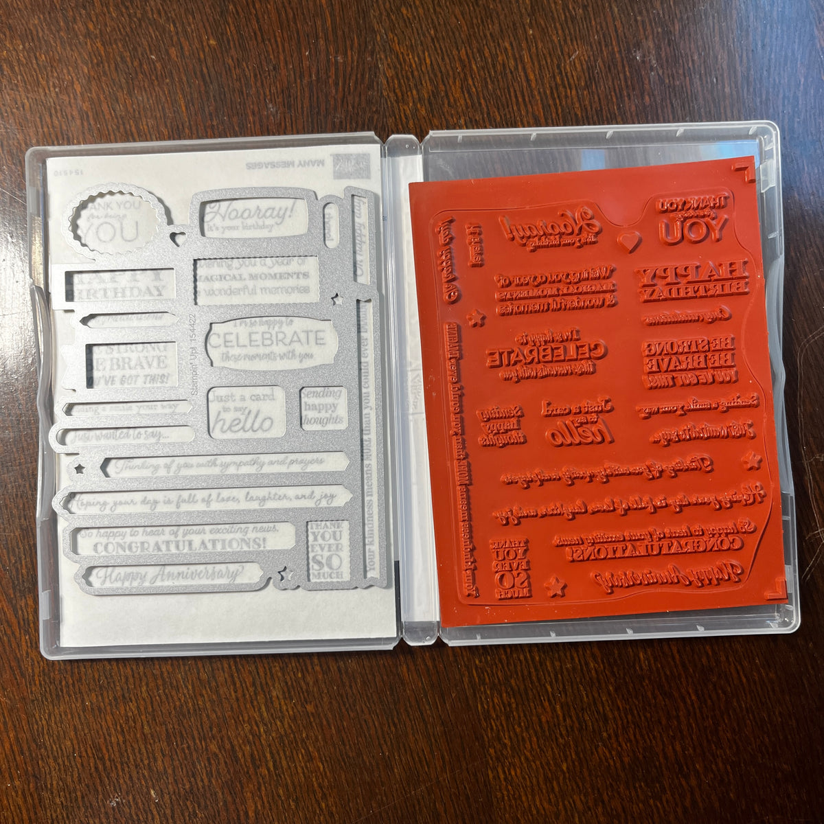 Many Messages Stamp Set and Dies