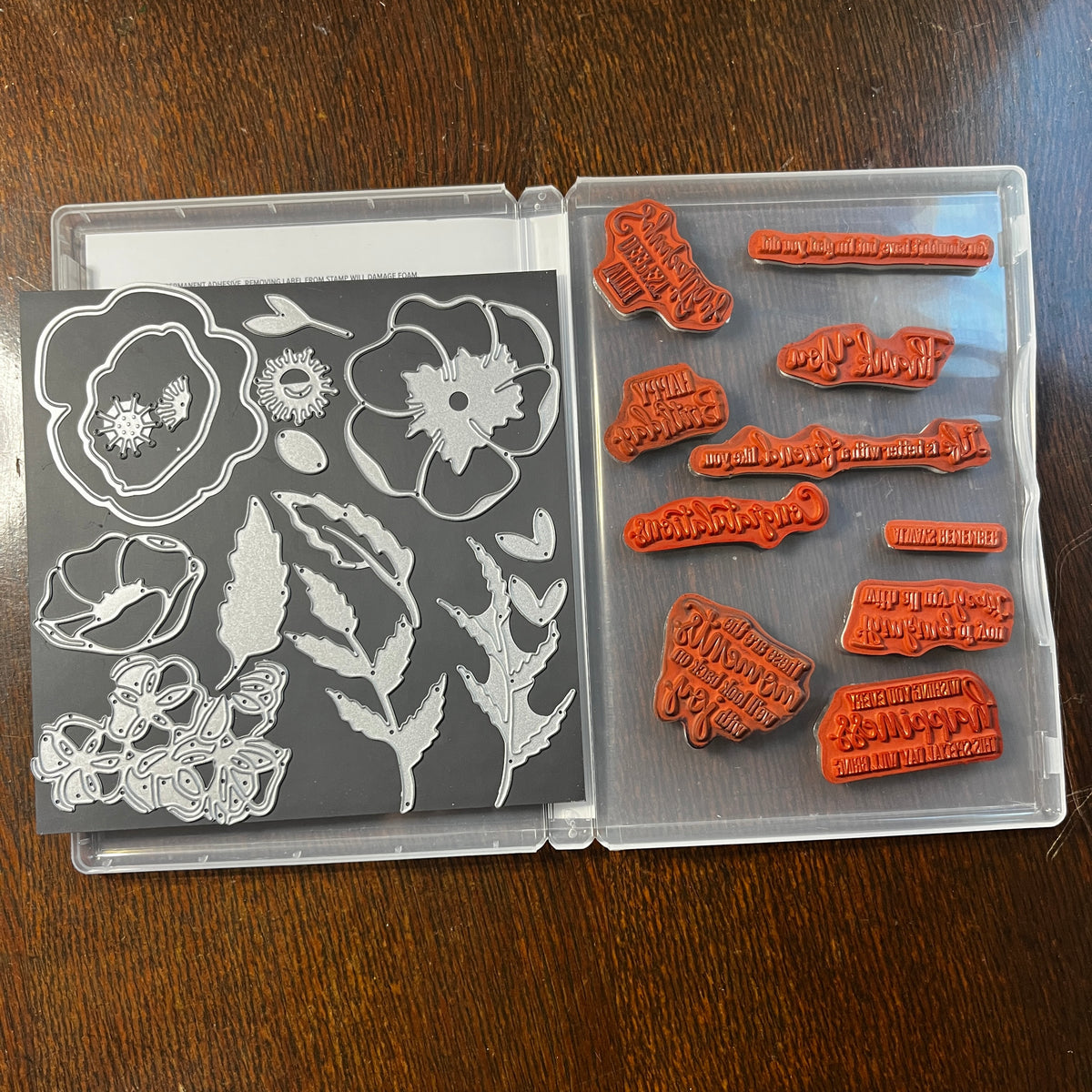Painted Poppies & Peaceful Moments Stamp Sets and Dies