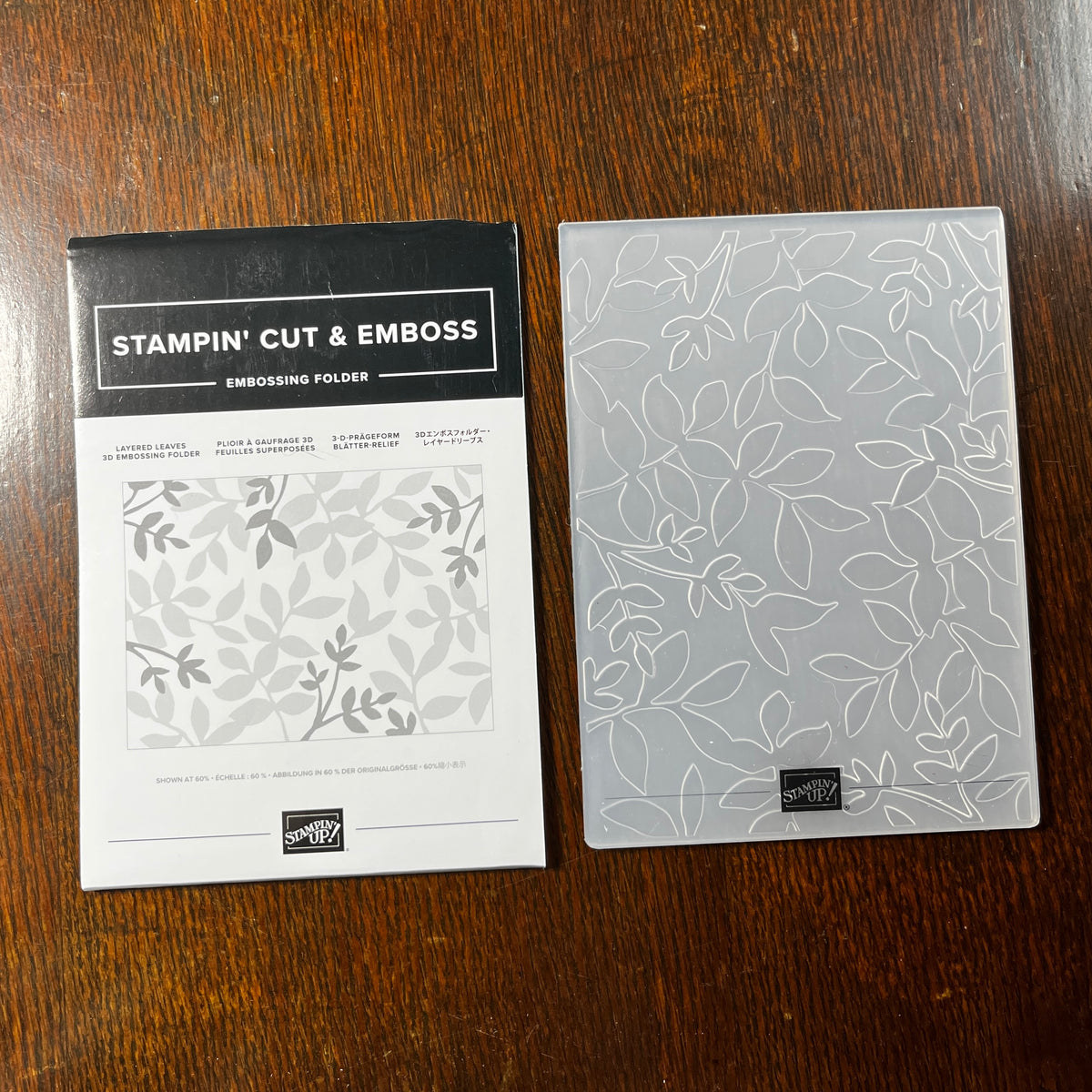 Layered Leaves Embossing Folder